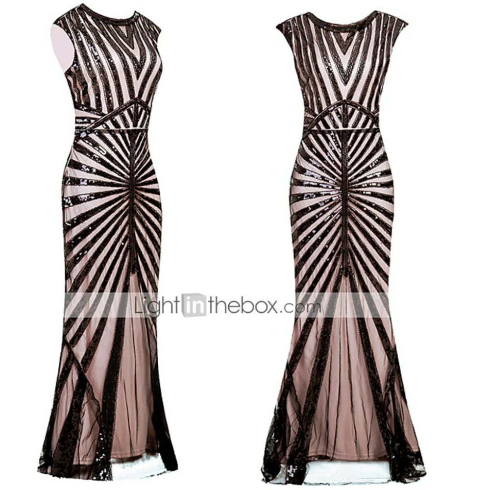Roaring 20s 1920s Cocktail Dress Vintage Dress Flapper Dress